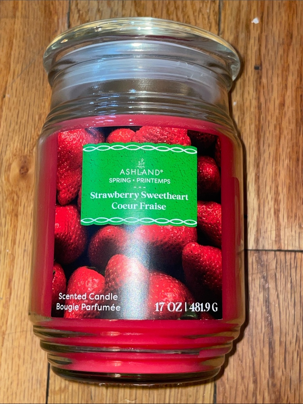 NEW Ashland Candle STRAWBERRY SWEETHEART COEUR FRAISE  Discontinued Scent